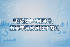 武汉微卡6月回升,五菱单月份额低于累计