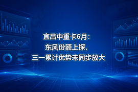 宜昌中重卡6月:东风份额上探,三一累计优势未同步放大