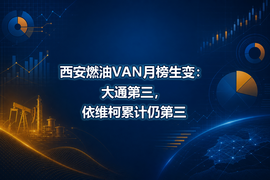 西安燃油VAN月榜生变：大通第三，依维柯累计仍第三