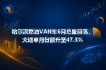 哈尔滨燃油VAN车6月总量回落,大通单月份额升至47.3%