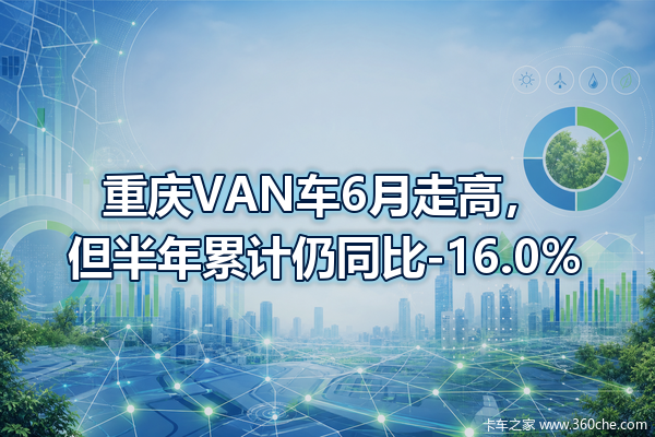 重庆VAN车6月走高,但半年累计仍同比-16.0%