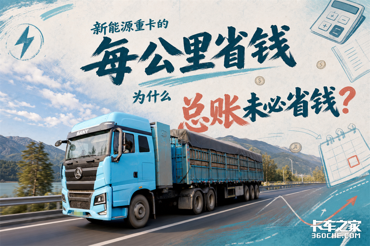 电动重卡干线调查:新能源重卡的每公里省钱,为什么总账未必省钱?