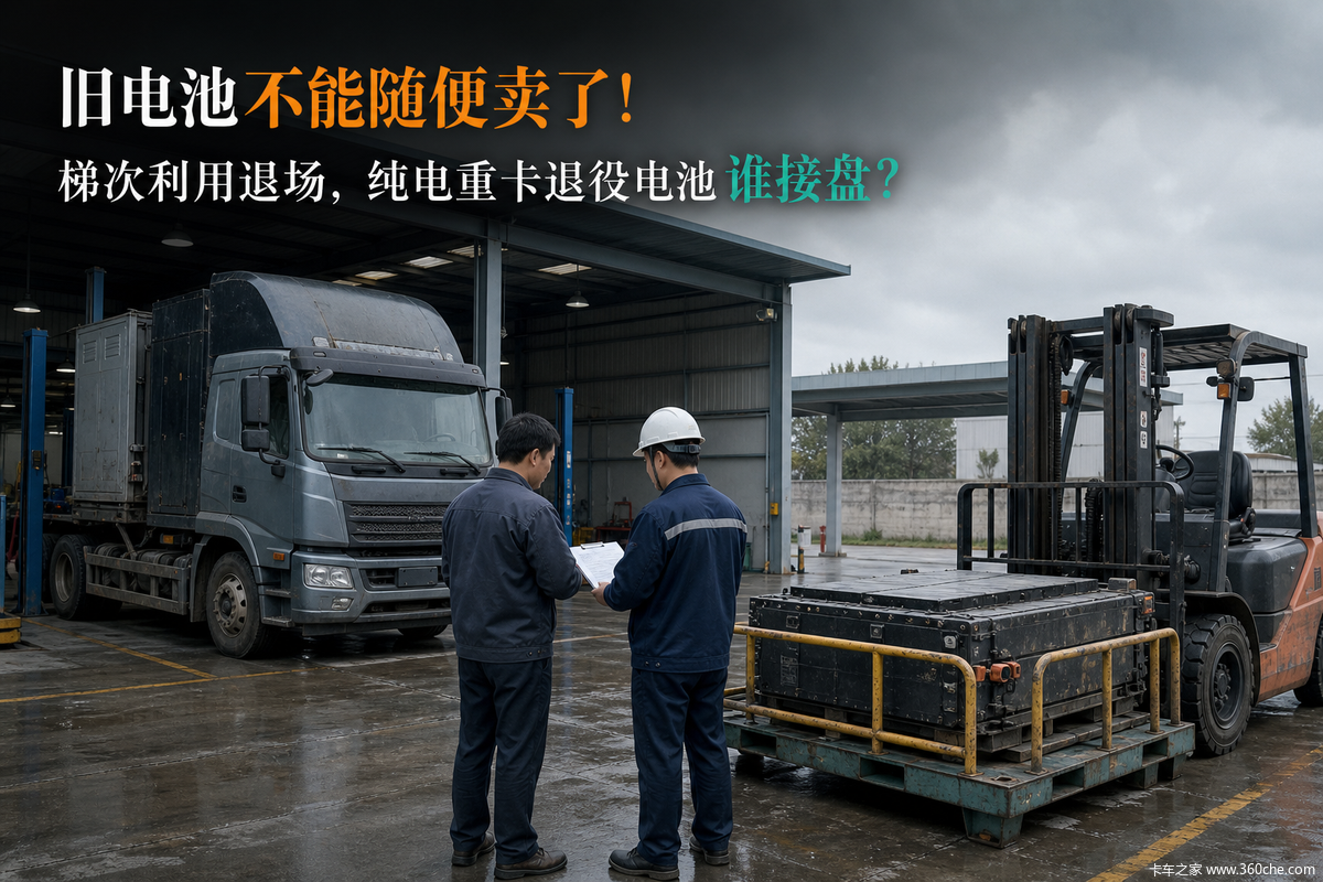 梯次利用退场,纯电重卡退役电池谁接盘