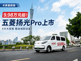 9.48万起!五菱扬光Pro如何切中城配创富需求?