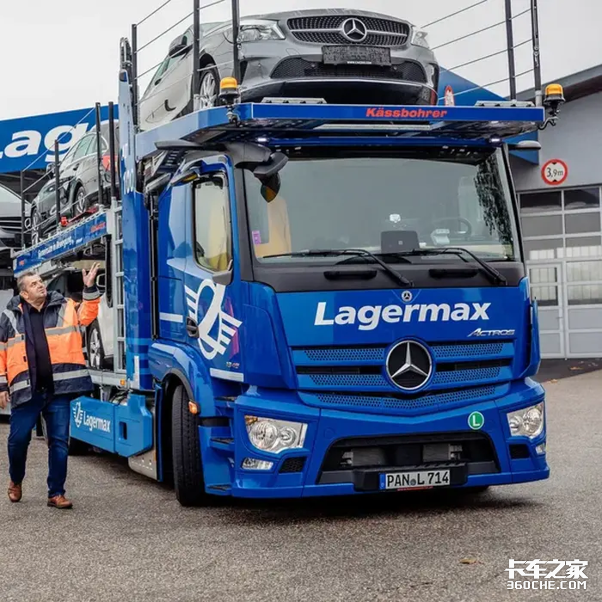 奔驰把Actros“拍扁”了？疑似2.5米宽体新车曝光 这次瞄准什么市场