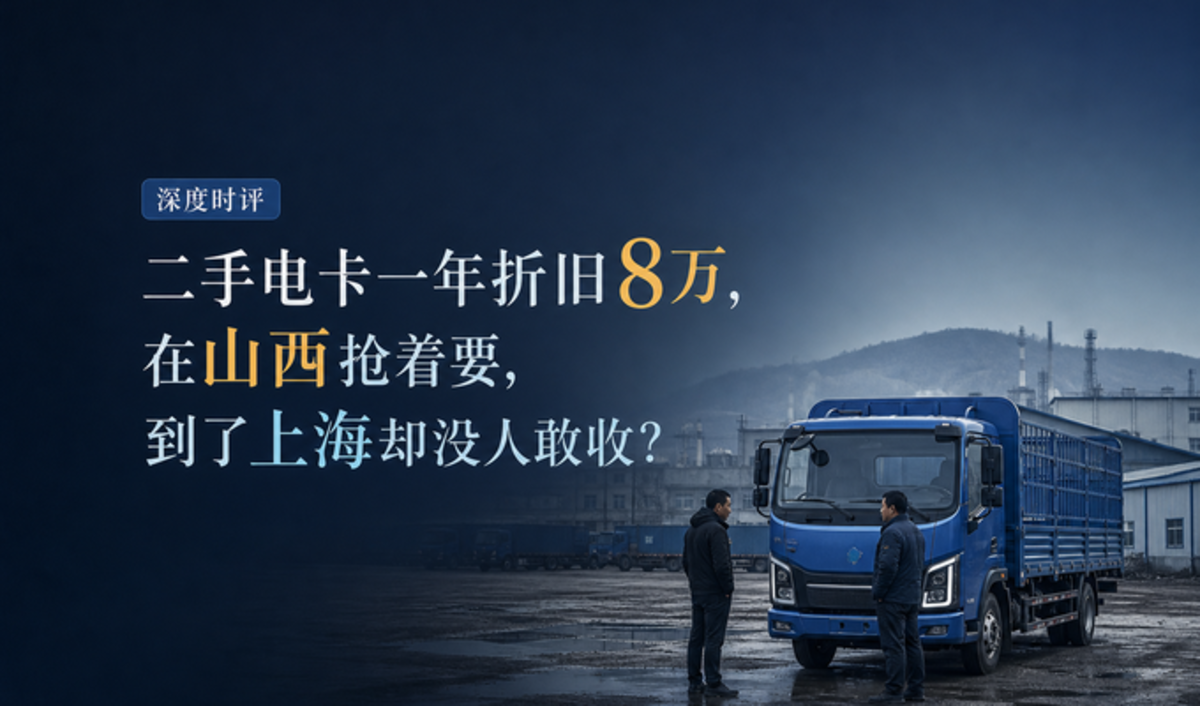 二手电卡一年折旧8万,在山西抢着要,到了上海却没人敢收?