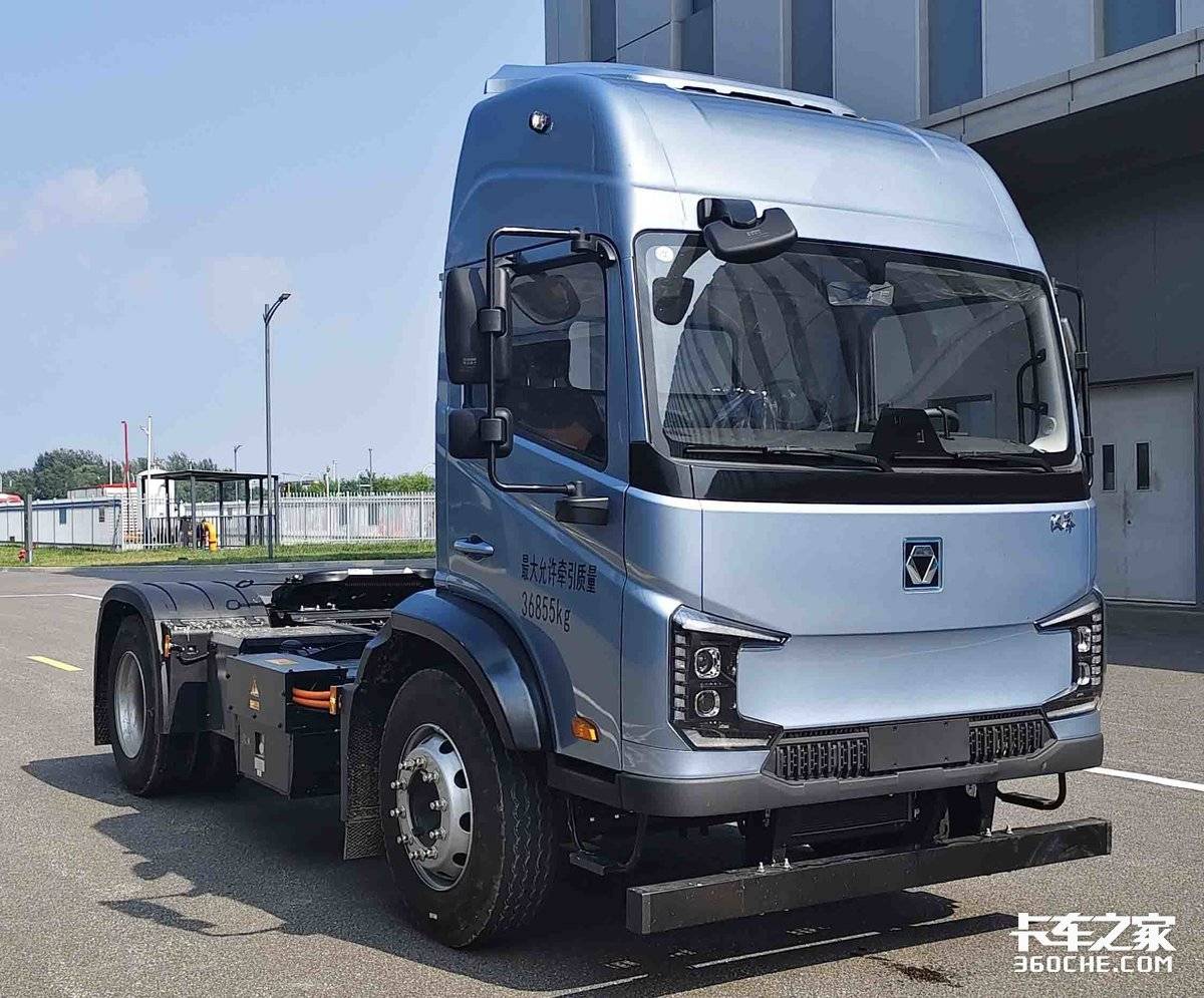 第410批牵引车:钠电上车 纯电牵引车自重轻至4.95吨