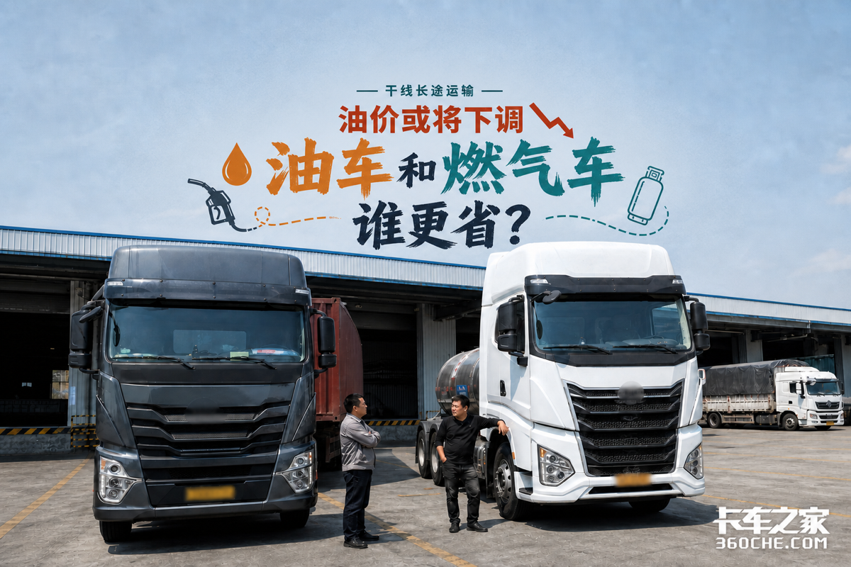油价或将下调,干线长途运输油车和燃气车谁更省?
