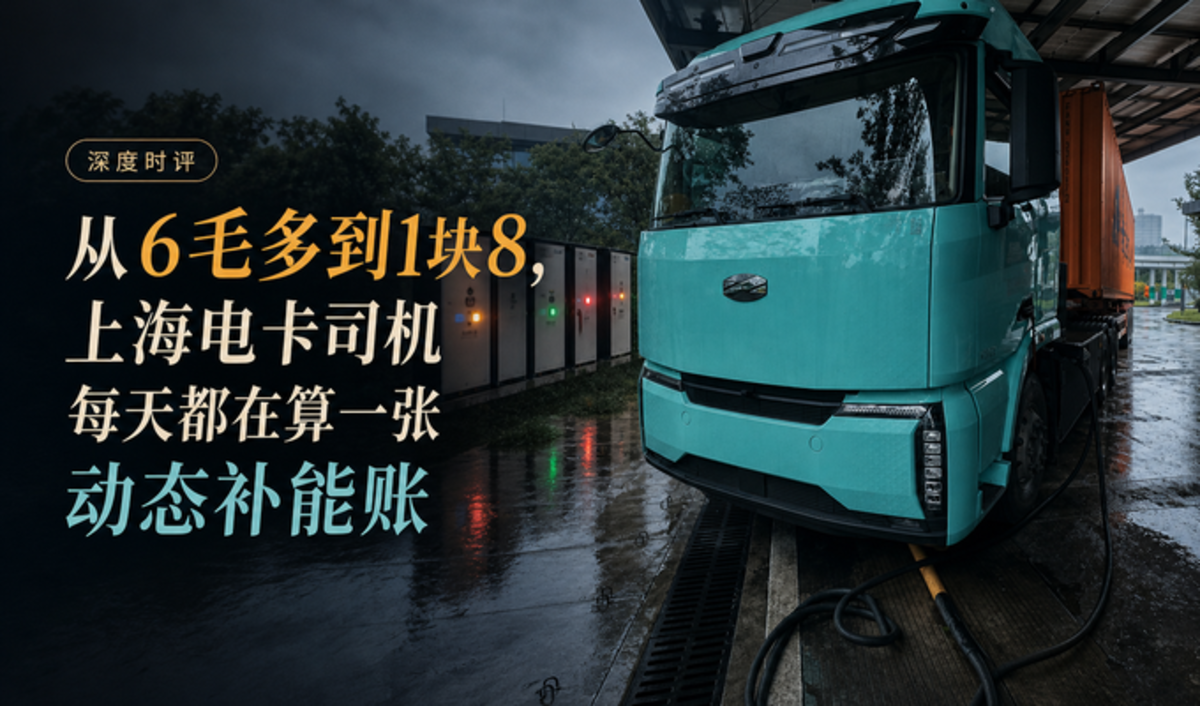 从6毛多到1块8,上海电卡司机每天都在算一张动态补能账