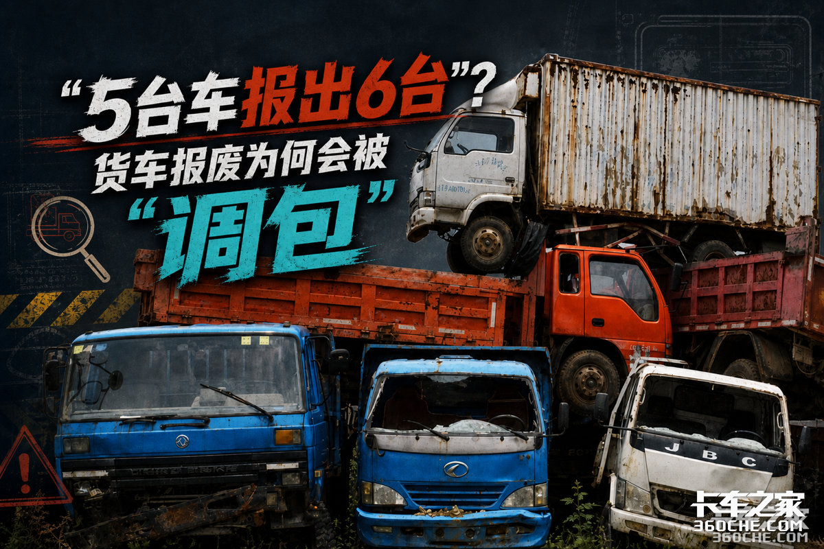 “5台车报出6台”?货车报废为何会被“调包”
