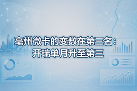 亳州微卡的变数在第三名:开瑞单月升至第三