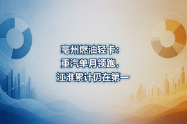 亳州燃油轻卡：重汽单月领跑，江淮累计仍在第一