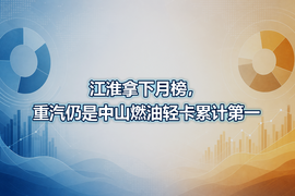 江淮拿下月榜,重汽仍是中山燃油轻卡累计第一