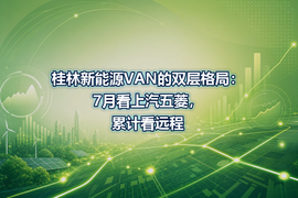 桂林新能源VAN的双层格局:7月看上汽五菱,累计看远程