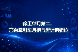 徐工单月第二，邢台牵引车月榜与累计榜错位