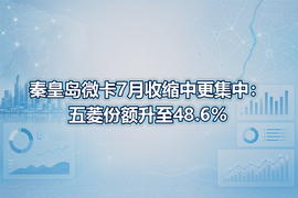 秦皇岛微卡7月收缩中更集中:五菱份额升至48.6%
