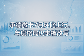 承德微卡7月环比上行,年度格局仍未被改写