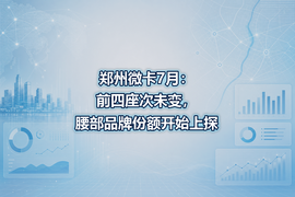 郑州微卡7月：前四座次未变，腰部品牌份额开始上探