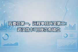 五菱仍第一,远程单月升至第二:武汉微卡7月座次有错位