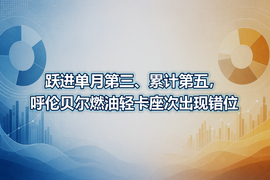 跃进单月第三、累计第五,呼伦贝尔燃油轻卡座次出现错位