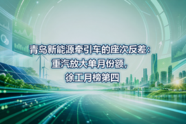 青岛新能源牵引车的座次反差：重汽放大单月份额，徐工月榜第四