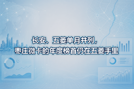 长安、五菱单月并列,枣庄微卡的年度榜首仍在五菱手里