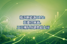 临沂新能源VAN：五菱仍居首，二三梯队份额势能上行