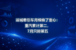 运城牵引车月榜换了重心:重汽累计第二,7月只排第五