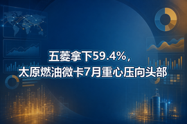 五菱拿下59.4%，太原燃油微卡7月重心压向头部