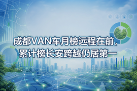 成都VAN车月榜远程在前，累计榜长安跨越仍居第一