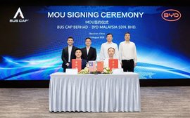 比亚迪与Bus Cap签署MOU,推进马来西亚电动巴士本地化发展