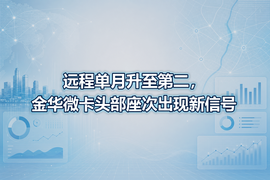 远程单月升至第二,金华微卡头部座次出现新信号