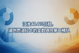 江淮40.1%仍稳,湖州燃油轻卡的变数转向第二梯队