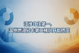 江淮守住第一,温州燃油轻卡第二梯队开始挤压