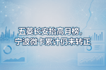五菱长安抬高月榜,宁波微卡累计仍未转正