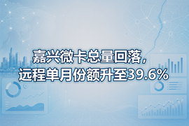 嘉兴微卡总量回落,远程单月份额升至39.6%