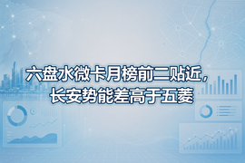 六盘水微卡月榜前二贴近,长安势能差高于五菱