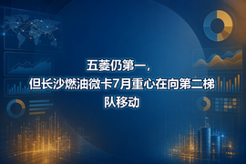 五菱仍第一,但长沙燃油微卡7月重心在向第二梯队移动