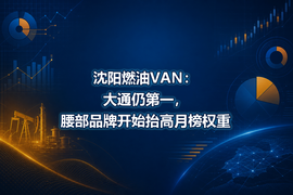 沈阳燃油VAN：大通仍第一，腰部品牌开始抬高月榜权重