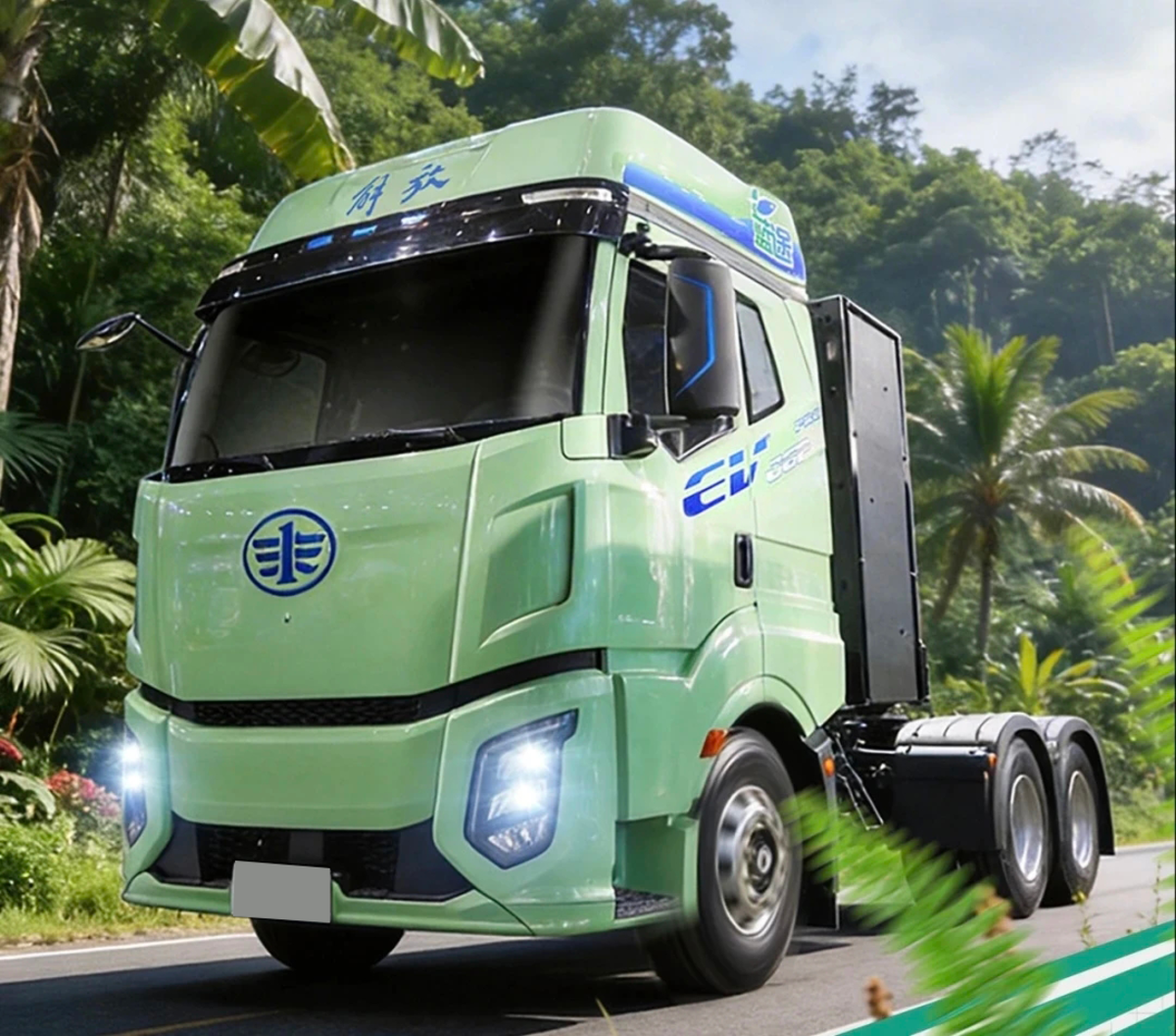 J6 Pro标载纯电电驱箱牵引车:让货运更稳、更省、更舒适!