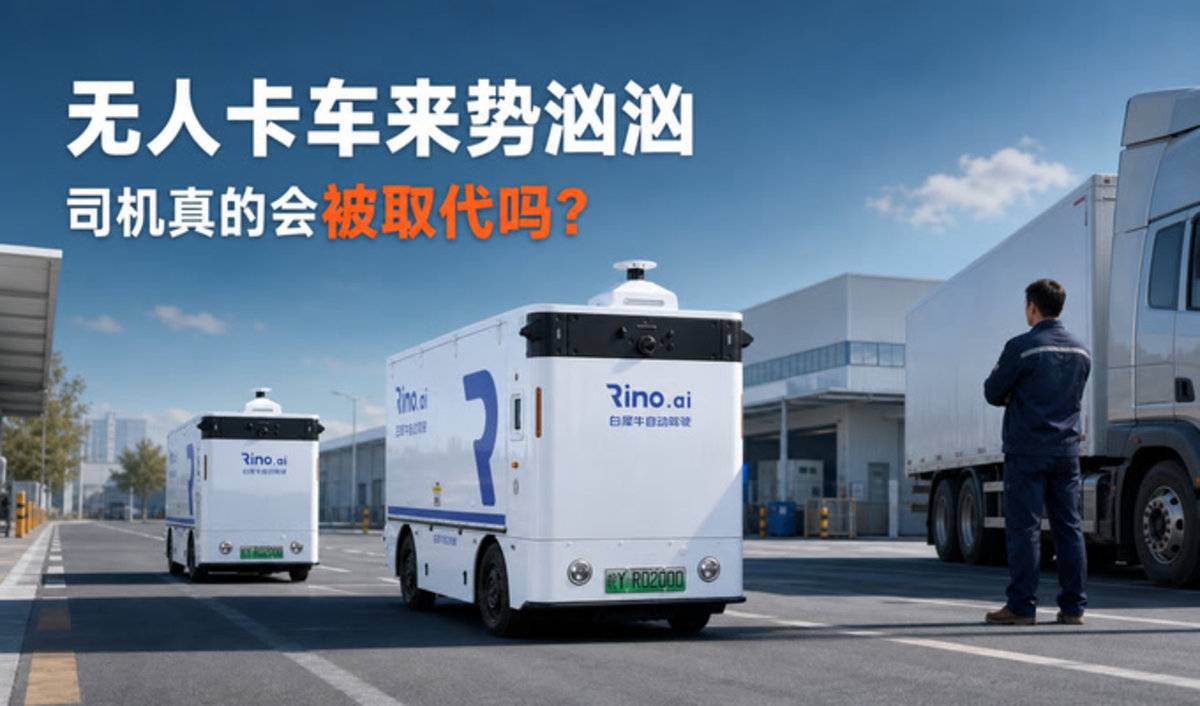 无人卡车来势汹汹 末端固定场景上路 驾驶员真的会被取代吗?