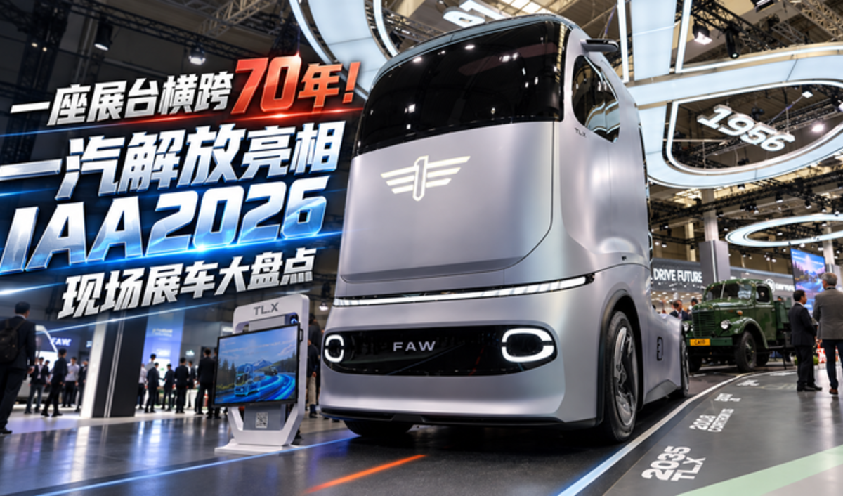 一汽解放亮相IAA2026:从128万辆CA10,到面向2036年的TL.X
