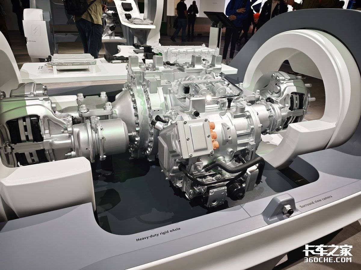 2026IAA 电机上桥有何不同?博世重型电驱桥亮相汉诺威