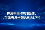珠海中重卡8月提速,东风当月份额达到25.7%