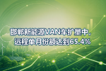 邯郸新能源VAN车扩量中,远程单月份额达到65.4%