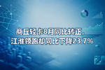 商丘轻卡8月同比转正,江淮领跑却同比下降23.7%