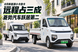 8月新能源小卡微卡:远程占三成,菱势汽车跃居第二