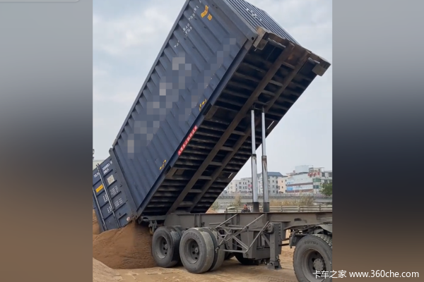 危！自卸式集装箱挂车 新强制国标明确这类车涉嫌违规