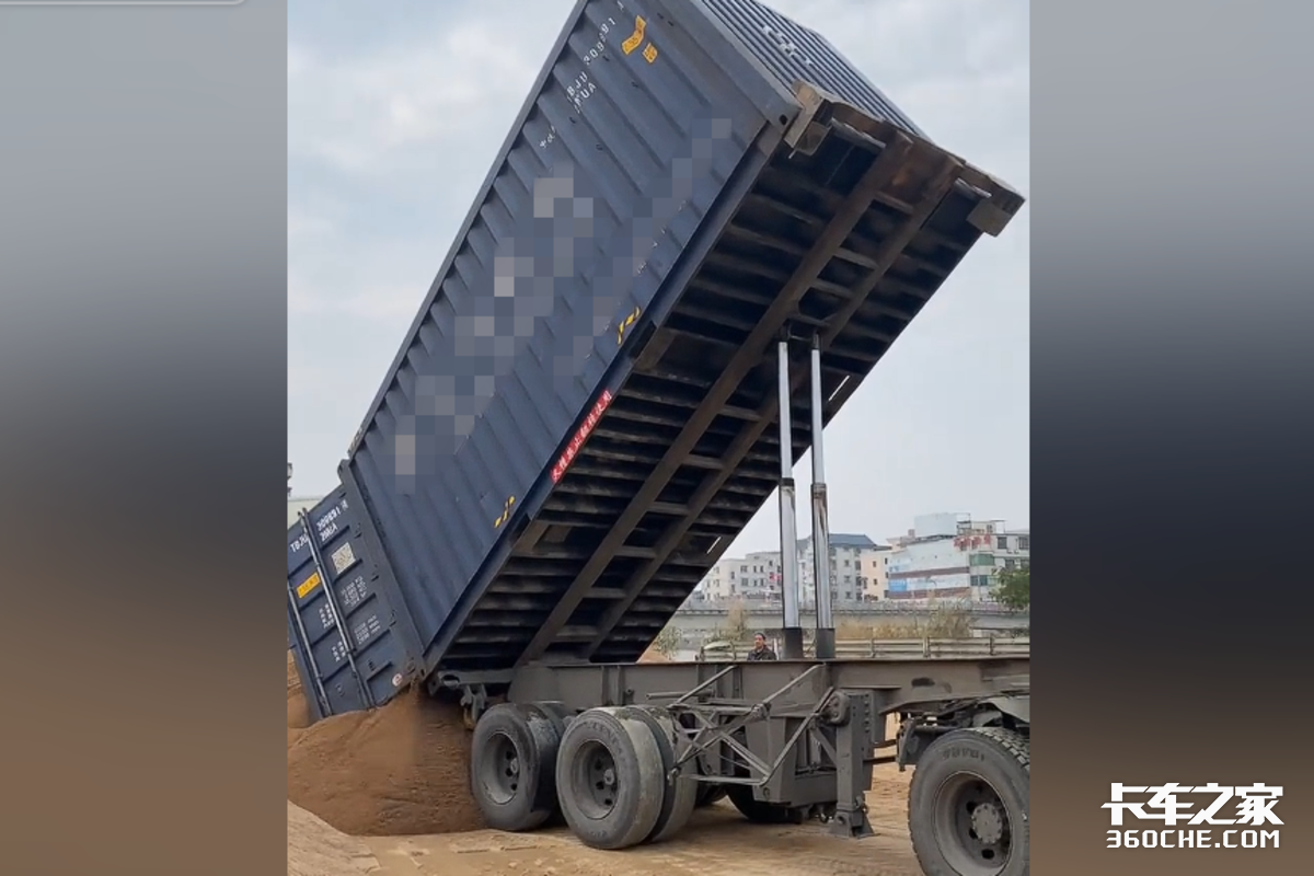 危!自卸式集装箱挂车 新强制国标明确这类车涉嫌违规