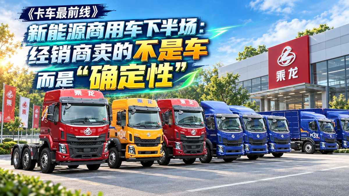 新能源商用车下半场:经销商卖的不是车 而是“确定性”